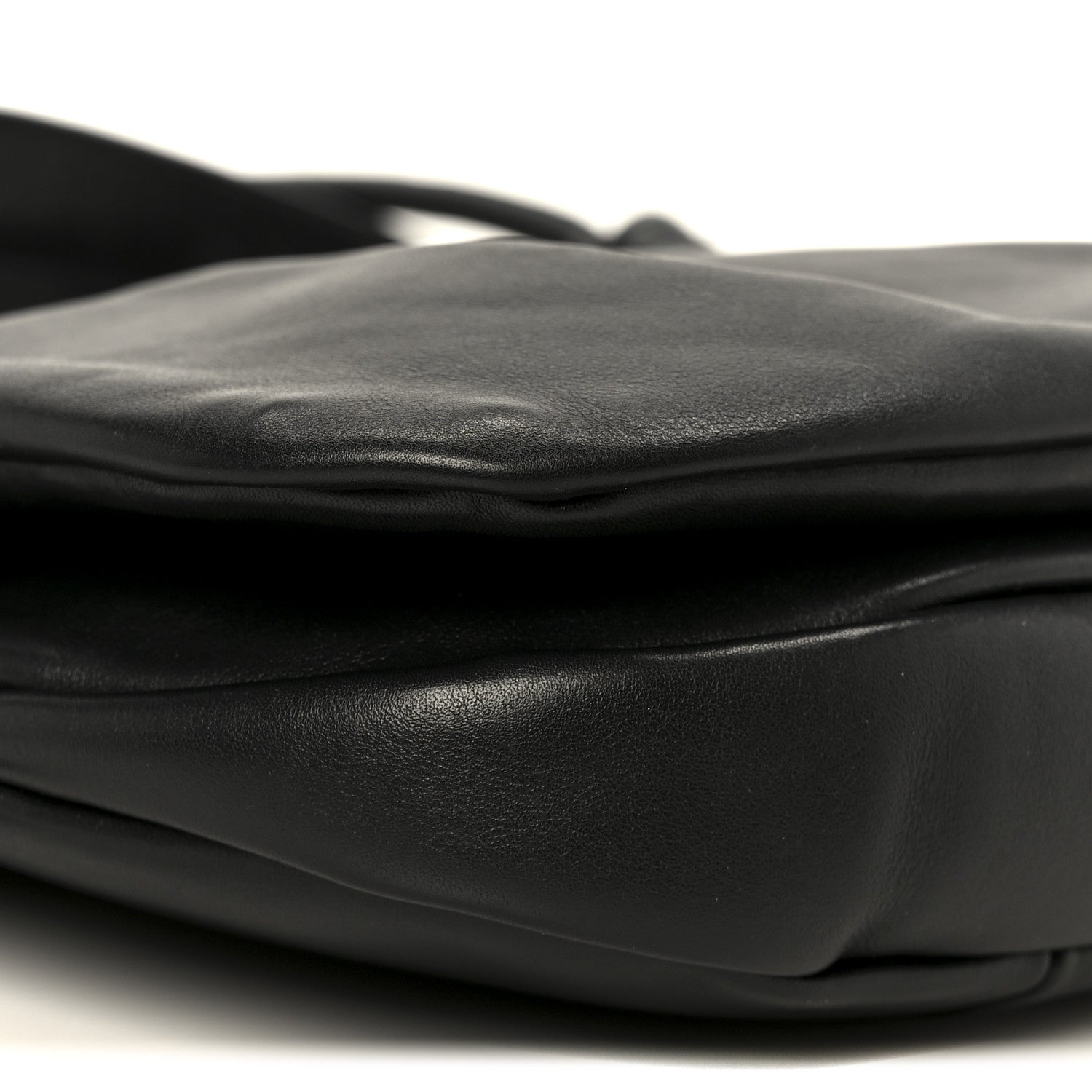 Loewe Shiny Nappa Calfskin Paseo Satchel Black 8 of 9