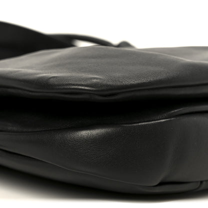 Loewe Shiny Nappa Calfskin Paseo Satchel Black 8 of 9