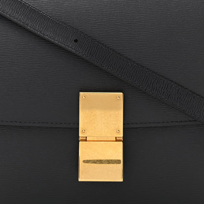 Celine Liege Calfskin Medium Classic Box Flap Bag Black 8 of 10