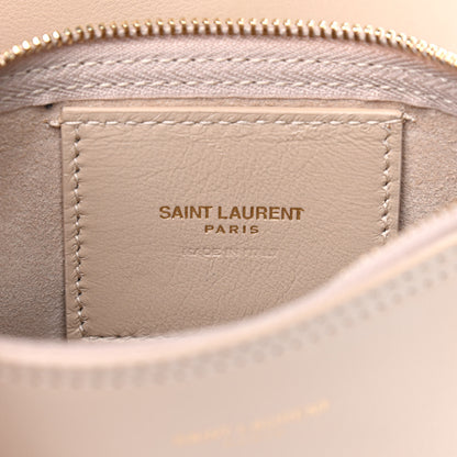 Saint Laurent Smooth Calfskin Small Suzanne Hobo Ivory Natural 7 of 10
