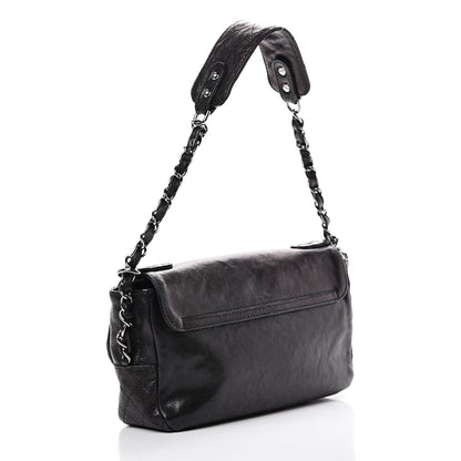 Chanel Glazed Caviar Small Pocket In The City Shoulder Bag Black 2 of 11