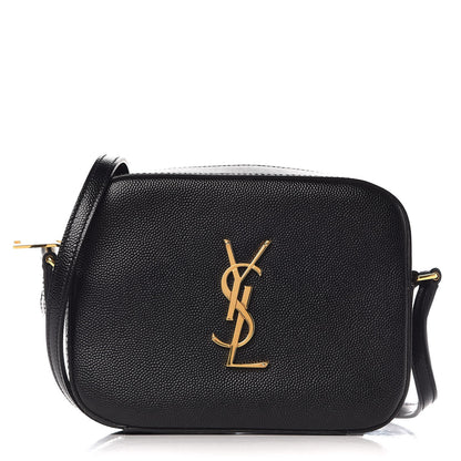 Saint Laurent Grain De Poudre Small Classic Monogram Camera Bag Black 1 of 6