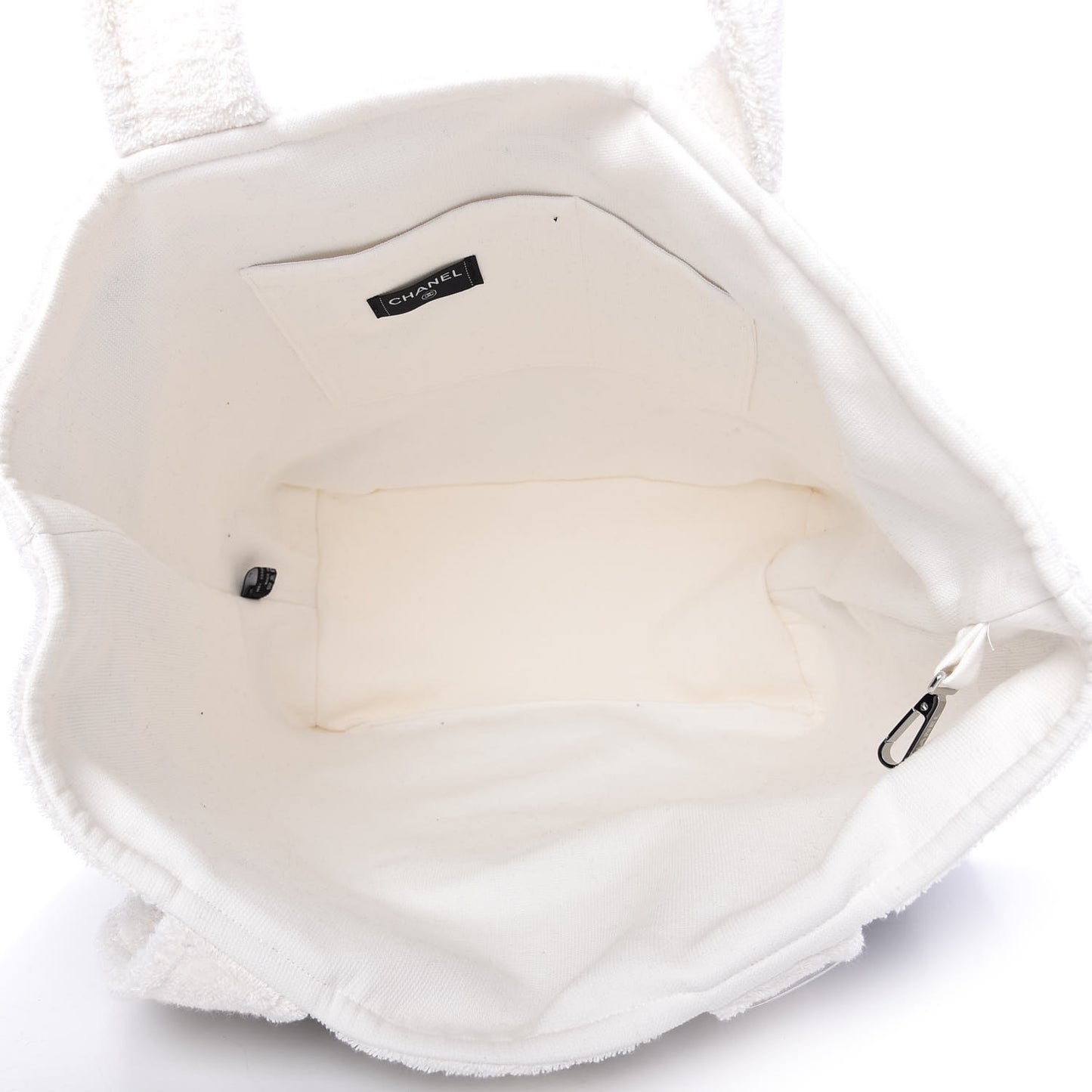 Terry Cotton CC Beach Tote Towel Set Black White