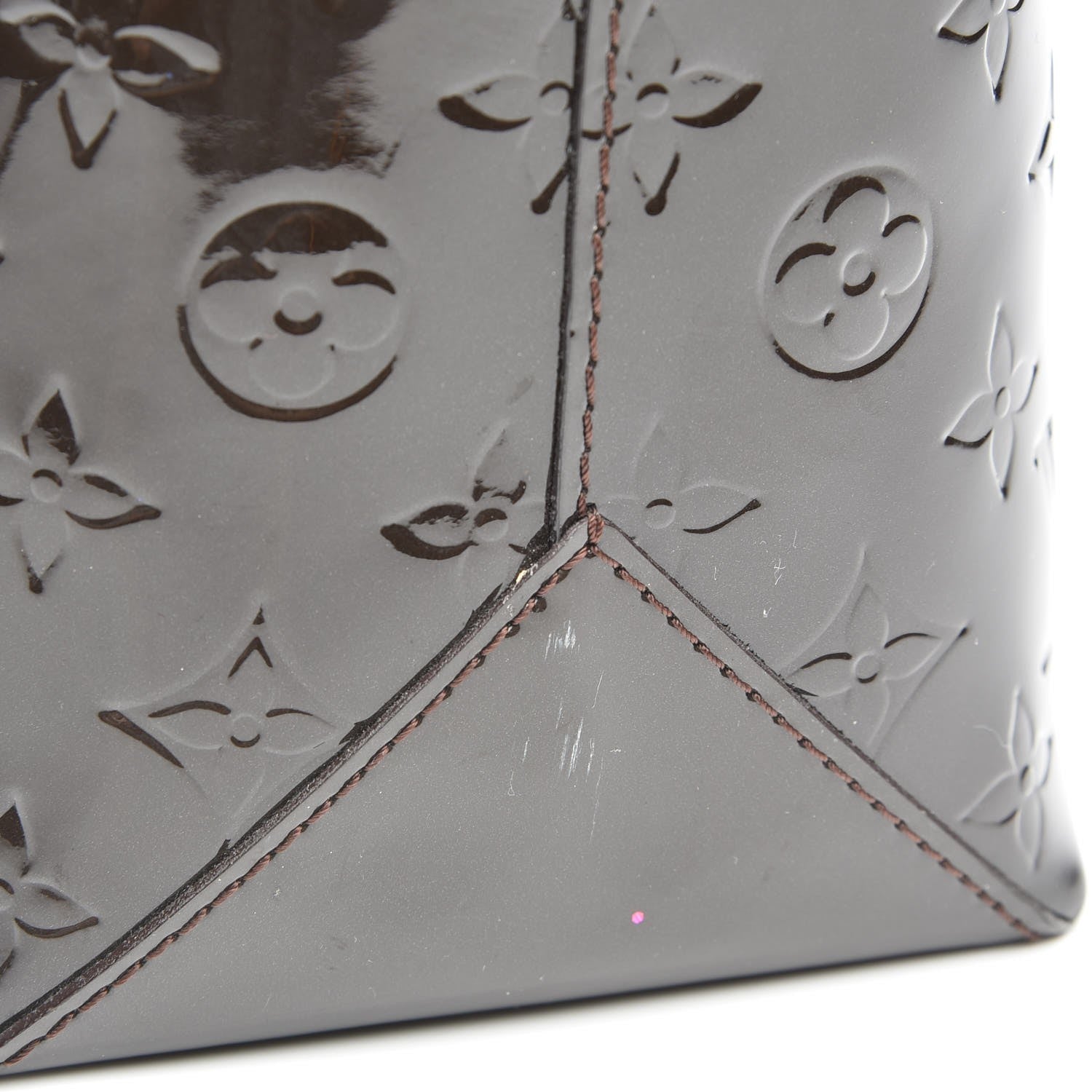 Louis Vuitton Vernis Wilshire MM Terre D'Ombre 7 of 7