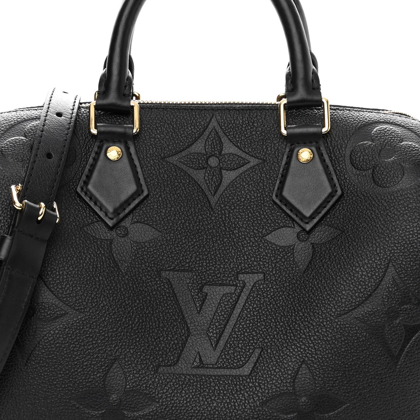 Empreinte Monogram Giant Speedy Bandouliere 25 Black