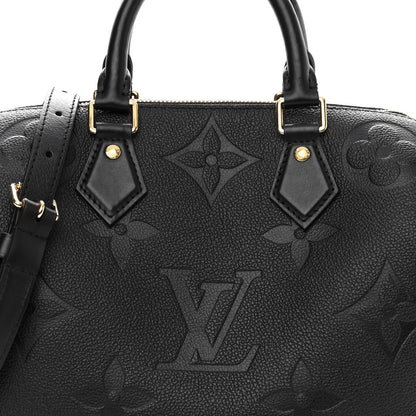 Louis Vuitton Empreinte Monogram Giant Speedy Bandouliere 25 Black 7 of 9