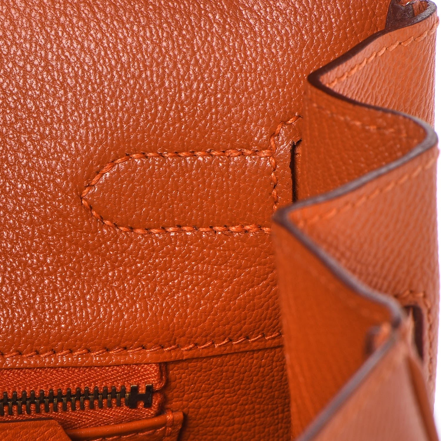 Hermes Epsom Birkin 30 Orange 28 of 36