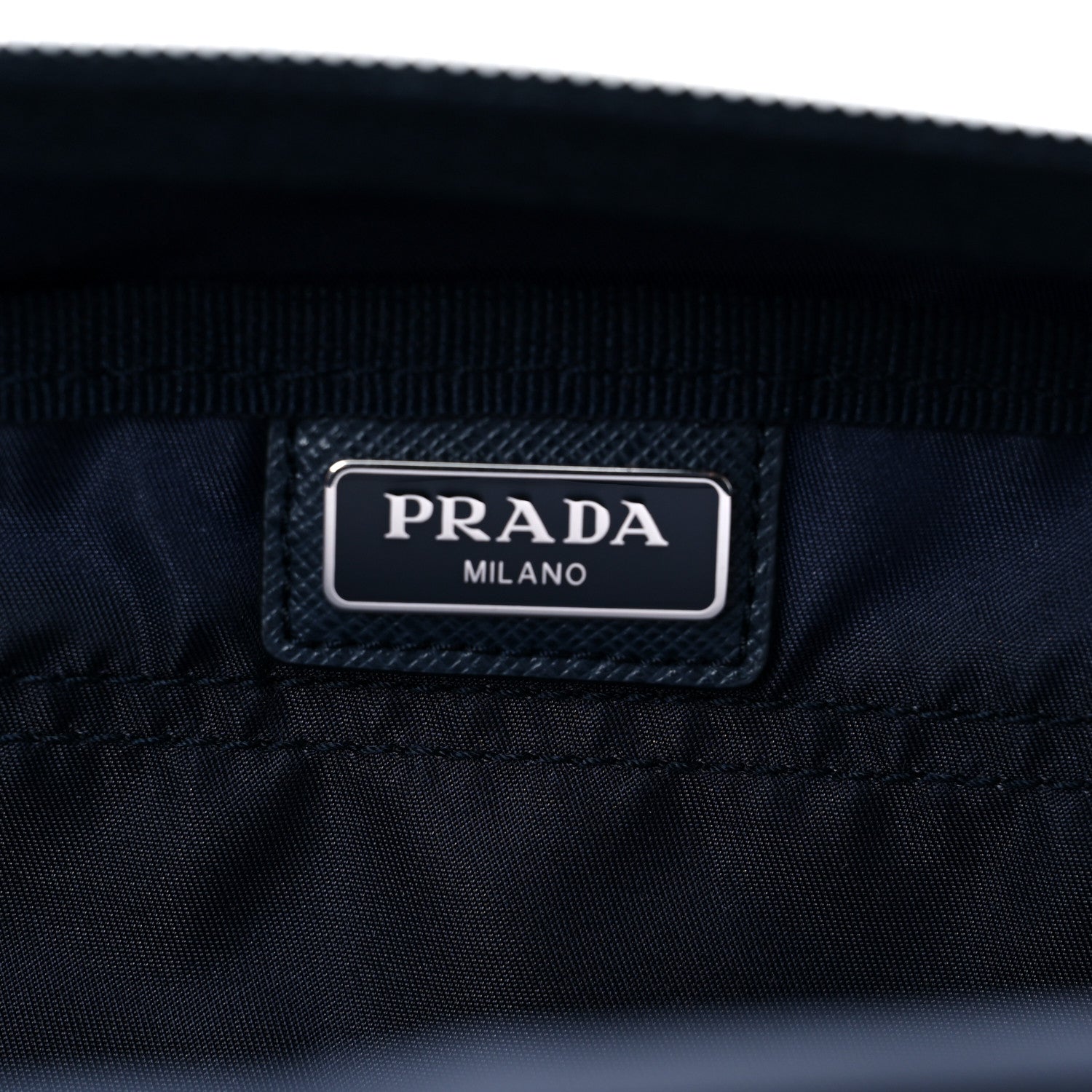 Prada Nylon Saffiano Toiletry Case Navy 6 of 8