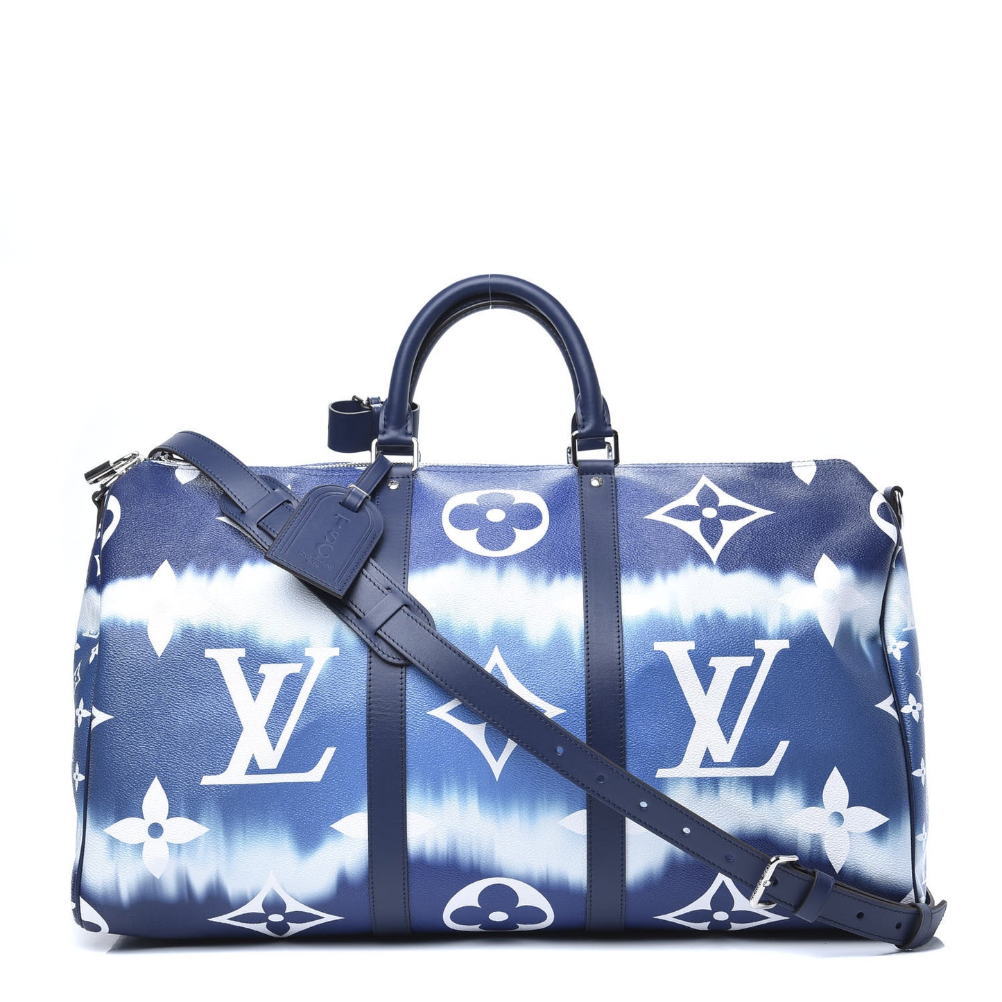 Monogram Escale Keepall Bandouliere 50 Blue