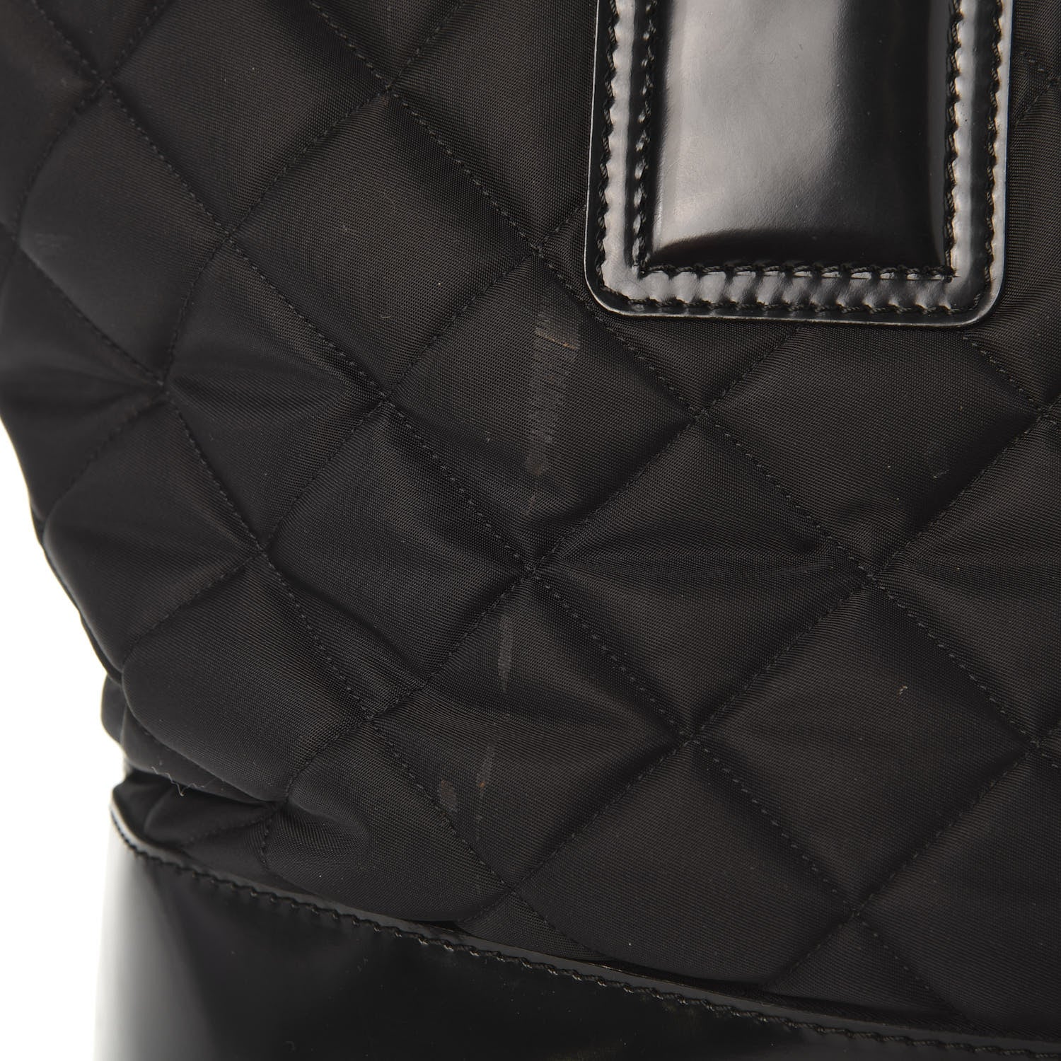 Burberry Nylon Quilted Grange Tote Black 9 of 13