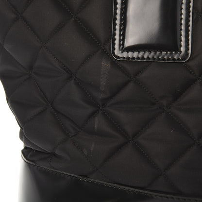 Burberry Nylon Quilted Grange Tote Black 9 of 13