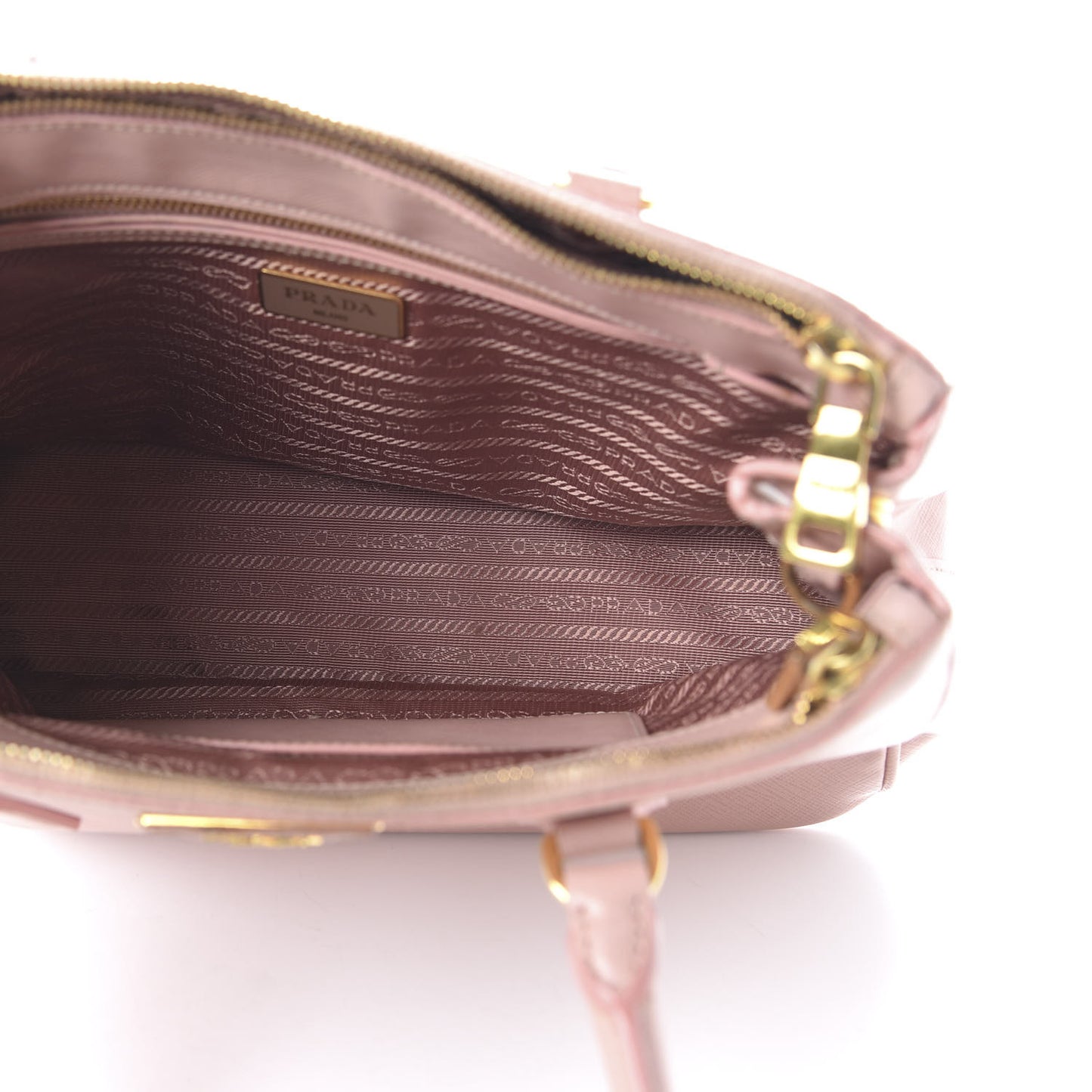 Saffiano Small Galleria Double Zip Tote Orchidea