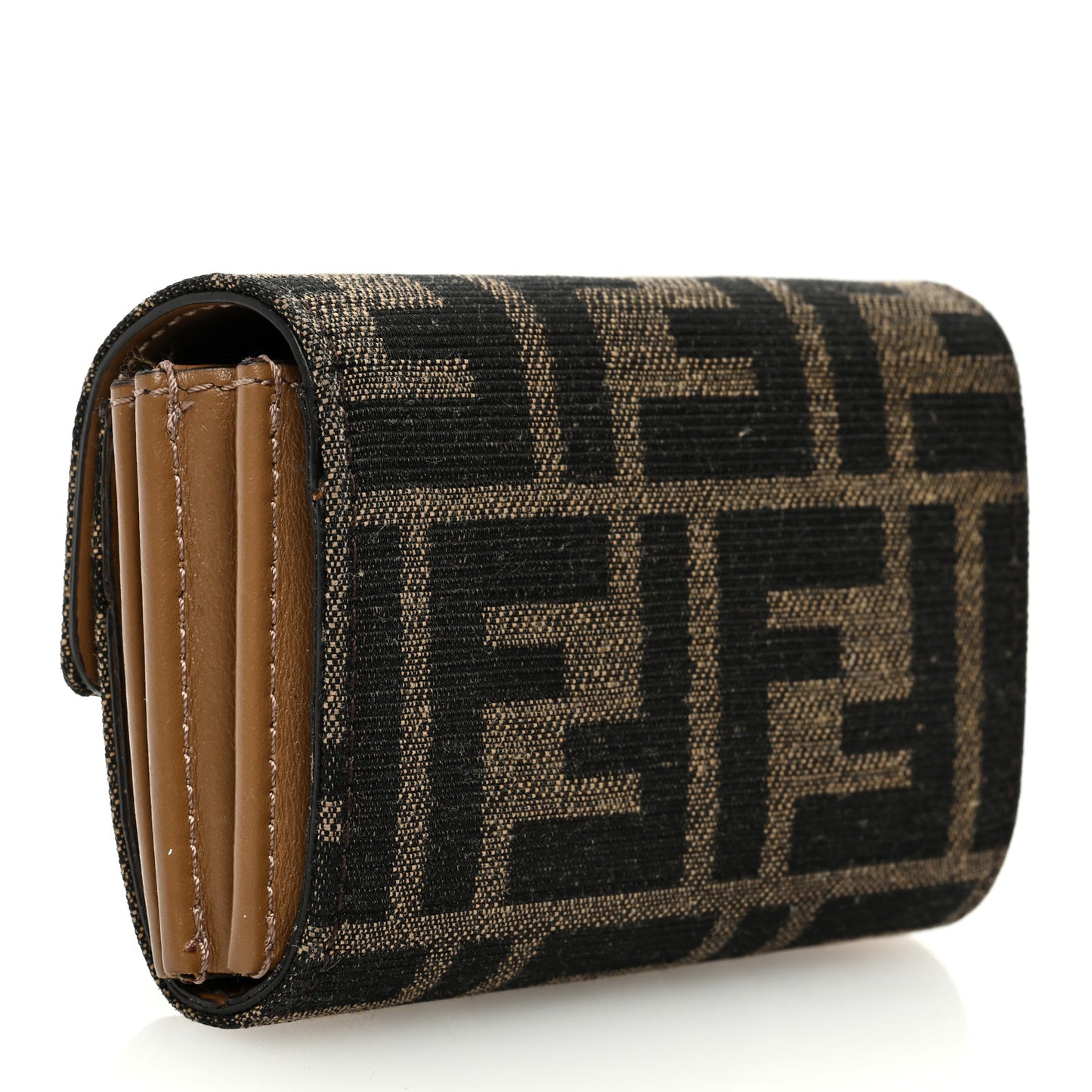 Fabric Jacquard FF 1974 Flap Card Holder Tobacco Moro