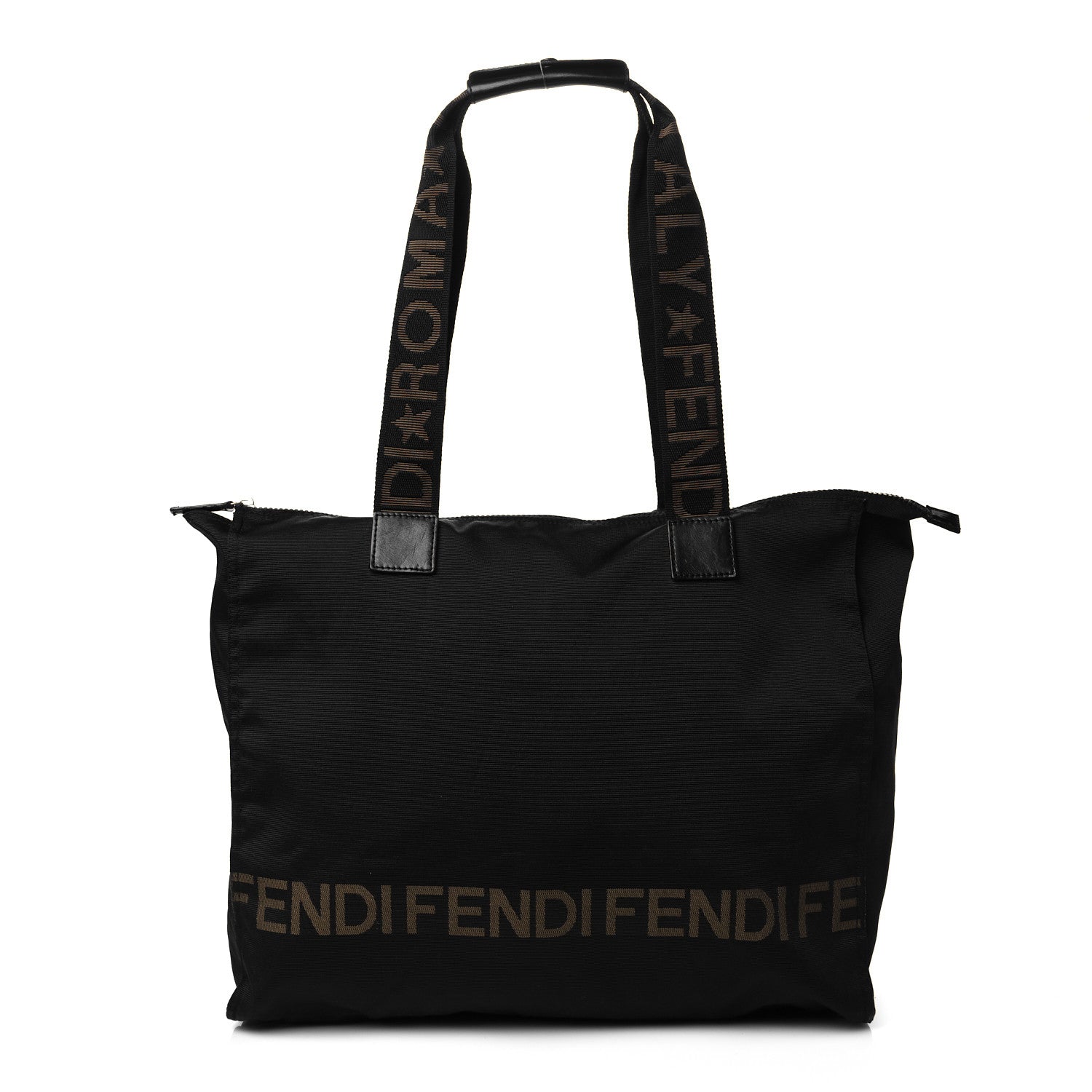 Fendi Fabric FF 1925 Tote Black 1 of 9