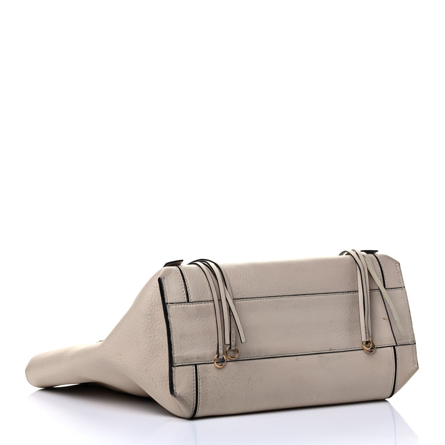 Chloe Smooth Calfskin Small Milo Shopping Tote Motty Grey 7 of 14