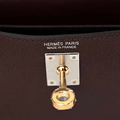Hermes Epsom Mini Kelly Sellier 20 Rouge Sellier 6 of 13