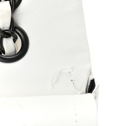 Chanel Lambskin Crystal Embroidered Medium Garden Of Versailles Double Flap Black White 7 of 11