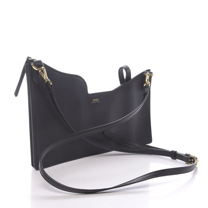 Fendi Vitello Grace 3 Pocket Mini Crossbody Bag Matte Black 3 of 12
