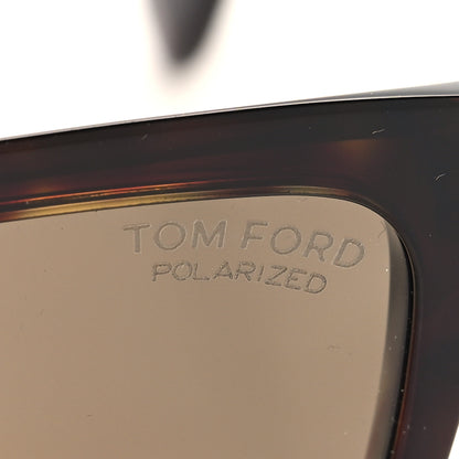 Tom Ford Acetate Polarized Mikel Square Sunglasses TF1085 Tortoise 7 of 8