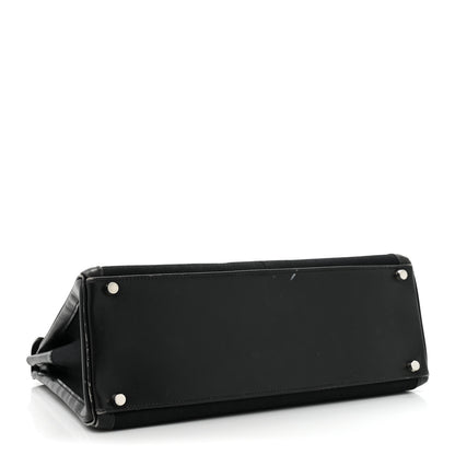 Hermes Box Toile Lakis Kelly 32 Black 4 of 24