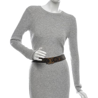 Louis Vuitton Monogram 40mm LV Initiales Belt 95 38 2 of 7