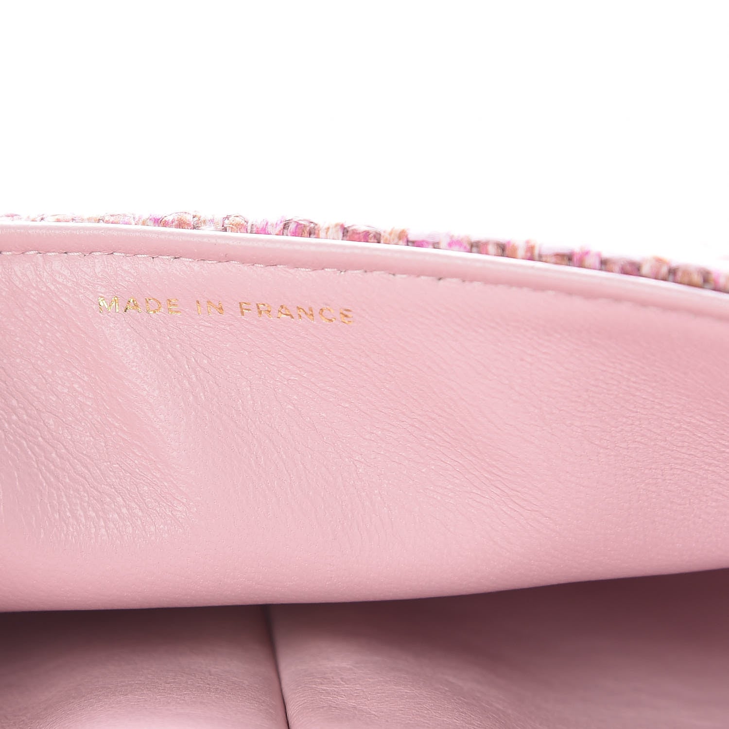 Chanel Tweed East West Flap Pink 7 of 11