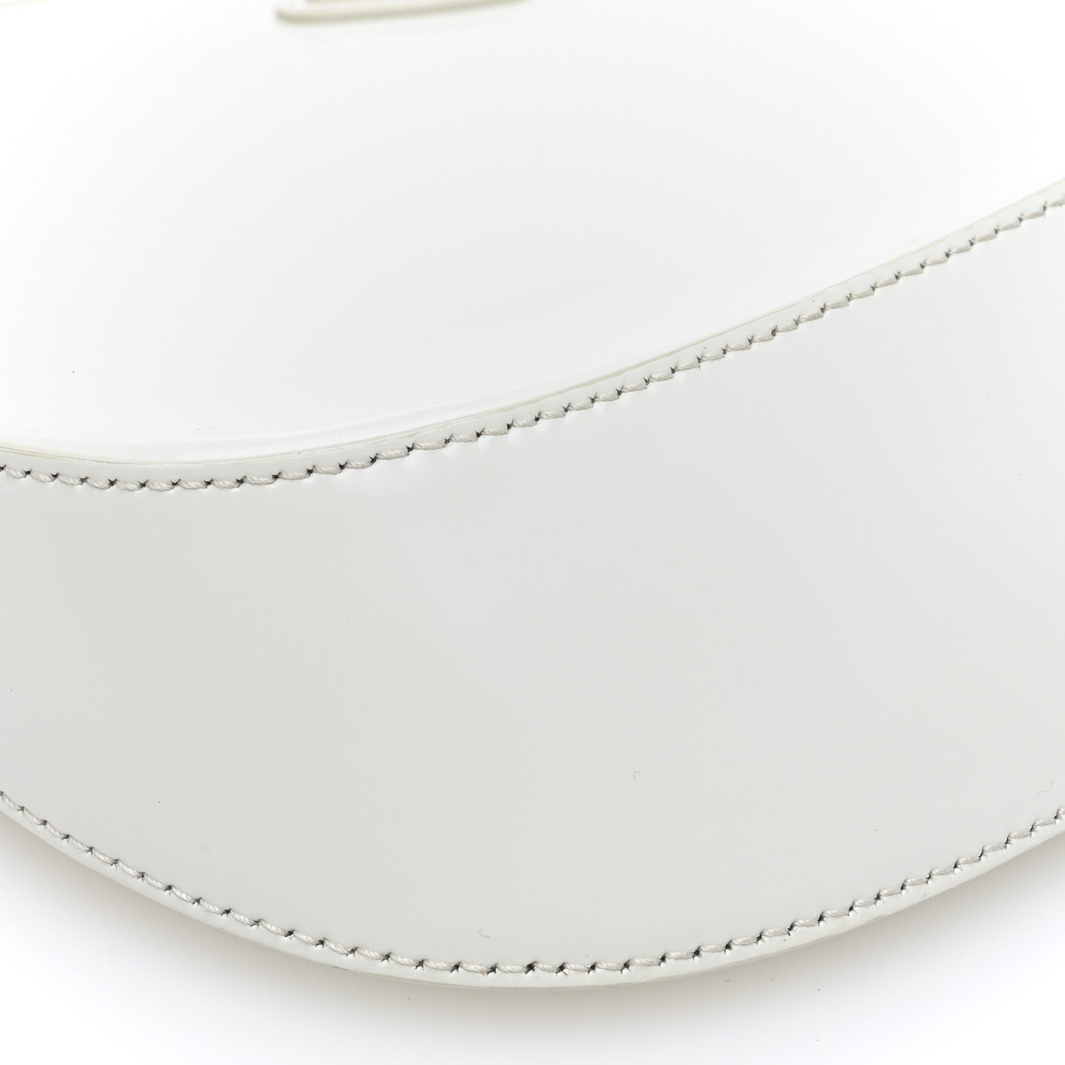 Prada Spazzolato Cleo Shoulder Bag White 8 of 9