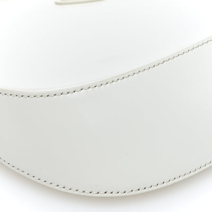 Prada Spazzolato Cleo Shoulder Bag White 8 of 9