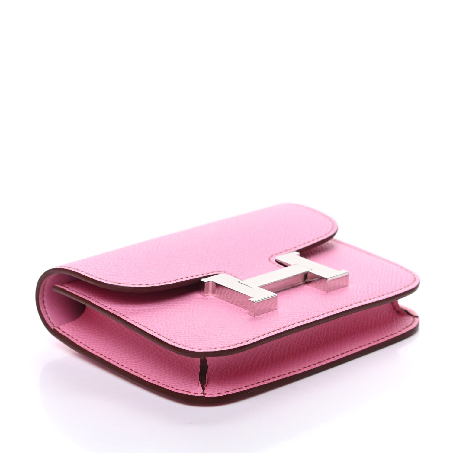 Hermes Epsom Constance Slim Wallet 5P Pink 4 of 9
