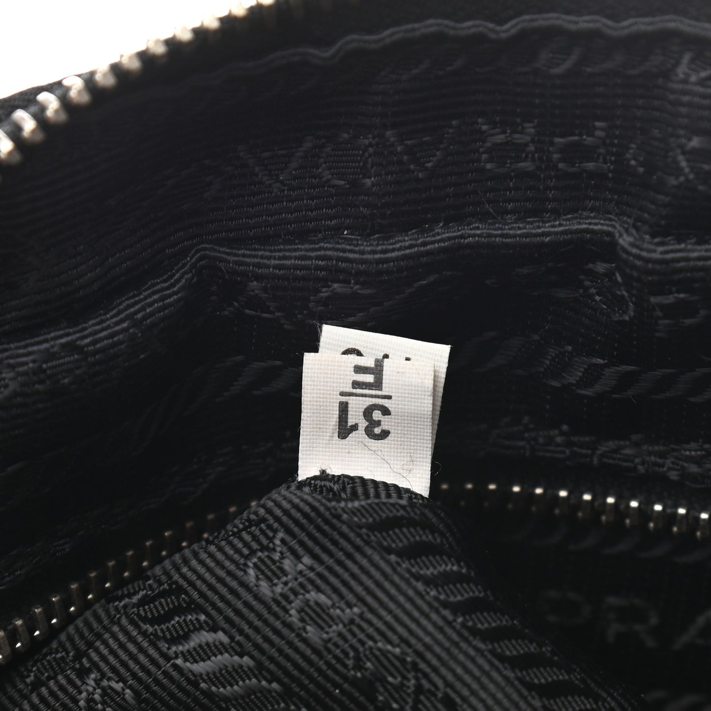 Nylon Tessuto Impuntu Quilted Crossbody Bag Black