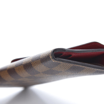 Louis Vuitton Damier Ebene Josephine Wallet Red 12 of 13