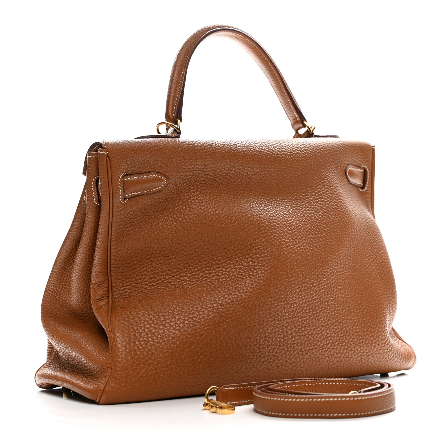 Hermes Togo Kelly Retourne 35 Gold 3 of 14