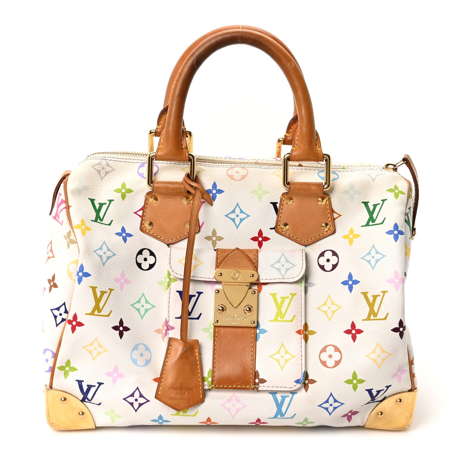 Louis Vuitton Monogram Multicolor Speedy 30 White 1 of 10