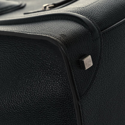 Celine Drummed Calfskin Mini Luggage Black 8 of 13