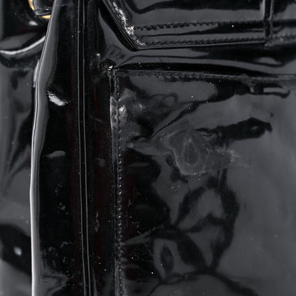 Chanel Patent CC Drawstring Backpack Black 18 of 19