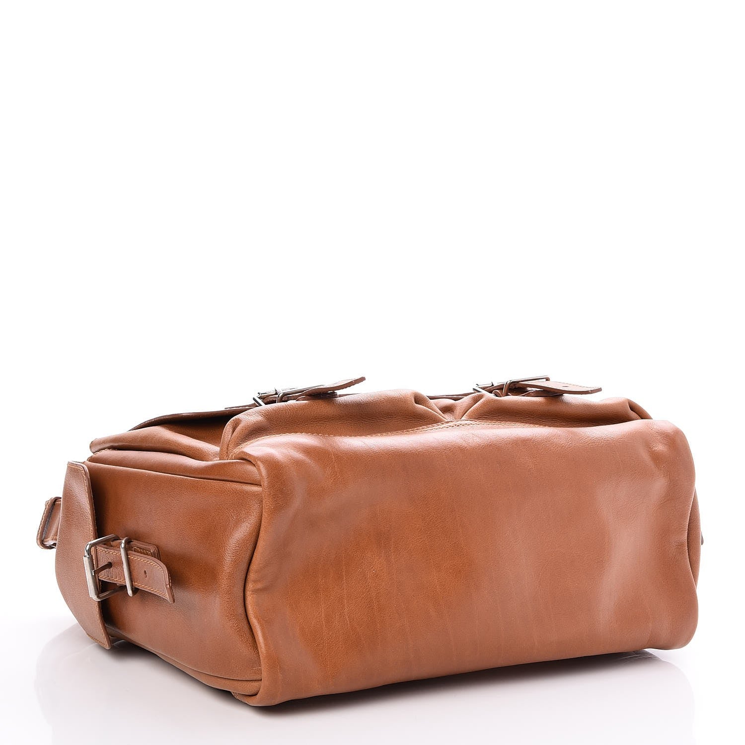 Saint Laurent Calfskin Rock Sac Messenger Tan 4 of 8
