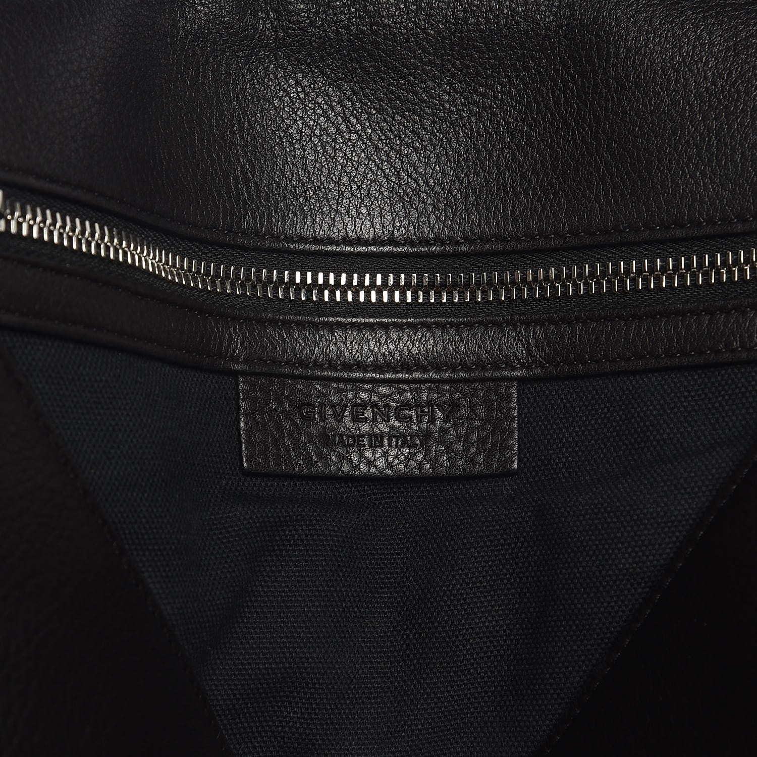Givenchy Calfskin Studded Medium Pandora Pure Flap Bag Black White 7 of 8