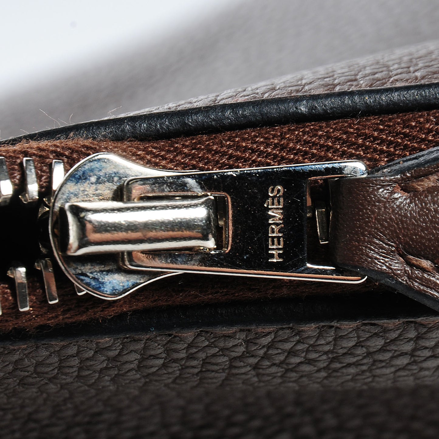 Taurillon Clemence Shoulder Atlas Chocolate