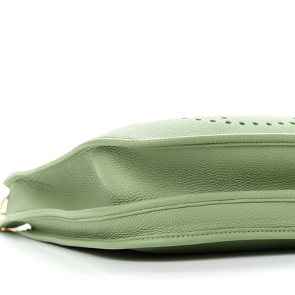 Hermes Taurillon Maurice Evelyne III PM Vert Criquet 7 of 8