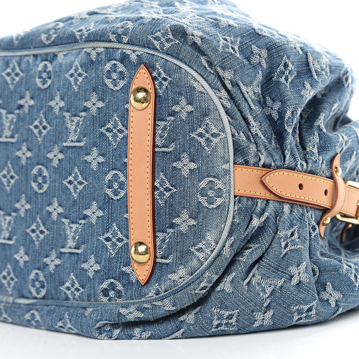 Louis Vuitton Denim Mahina XL Blue 8 of 9