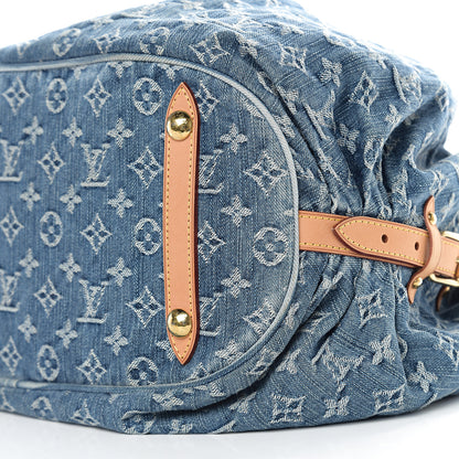 Louis Vuitton Denim Mahina XL Blue 8 of 9