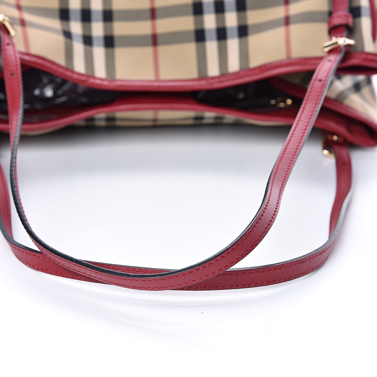 Burberry Horseferry Check Small Canterbury Tote Antique Rose 10 of 10