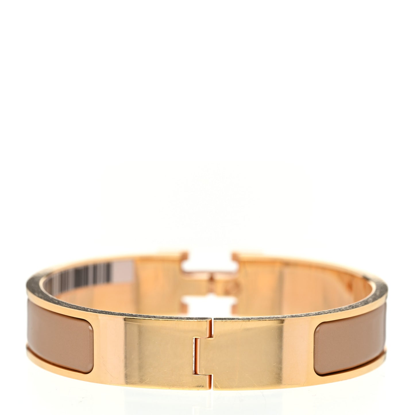 Enamel Narrow Clic Clac H Bracelet PM Chataigne