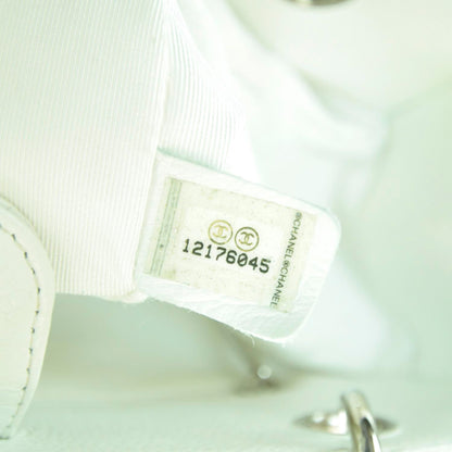 Chanel Caviar Petit Shopping Tote PST White 8 of 11