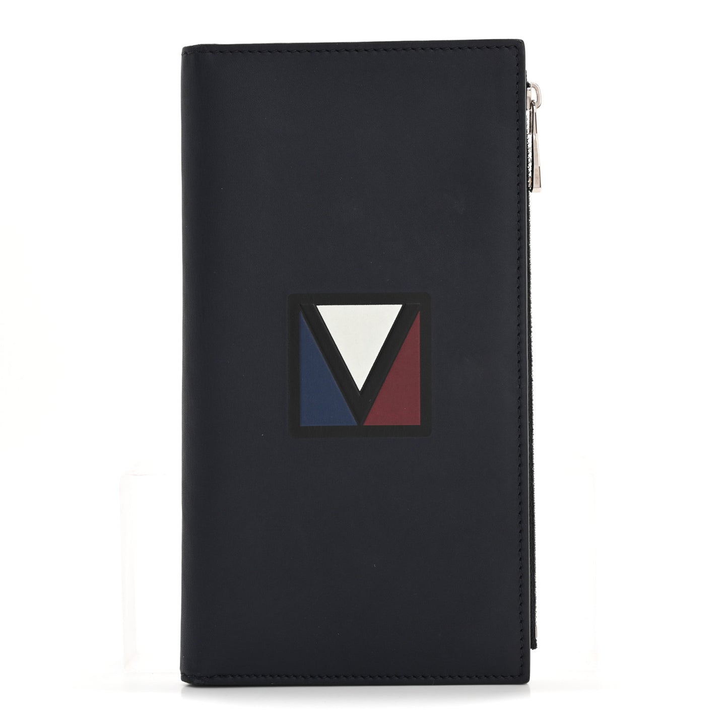 Smooth Calfskin America's Cup Organizer Wallet  Navy