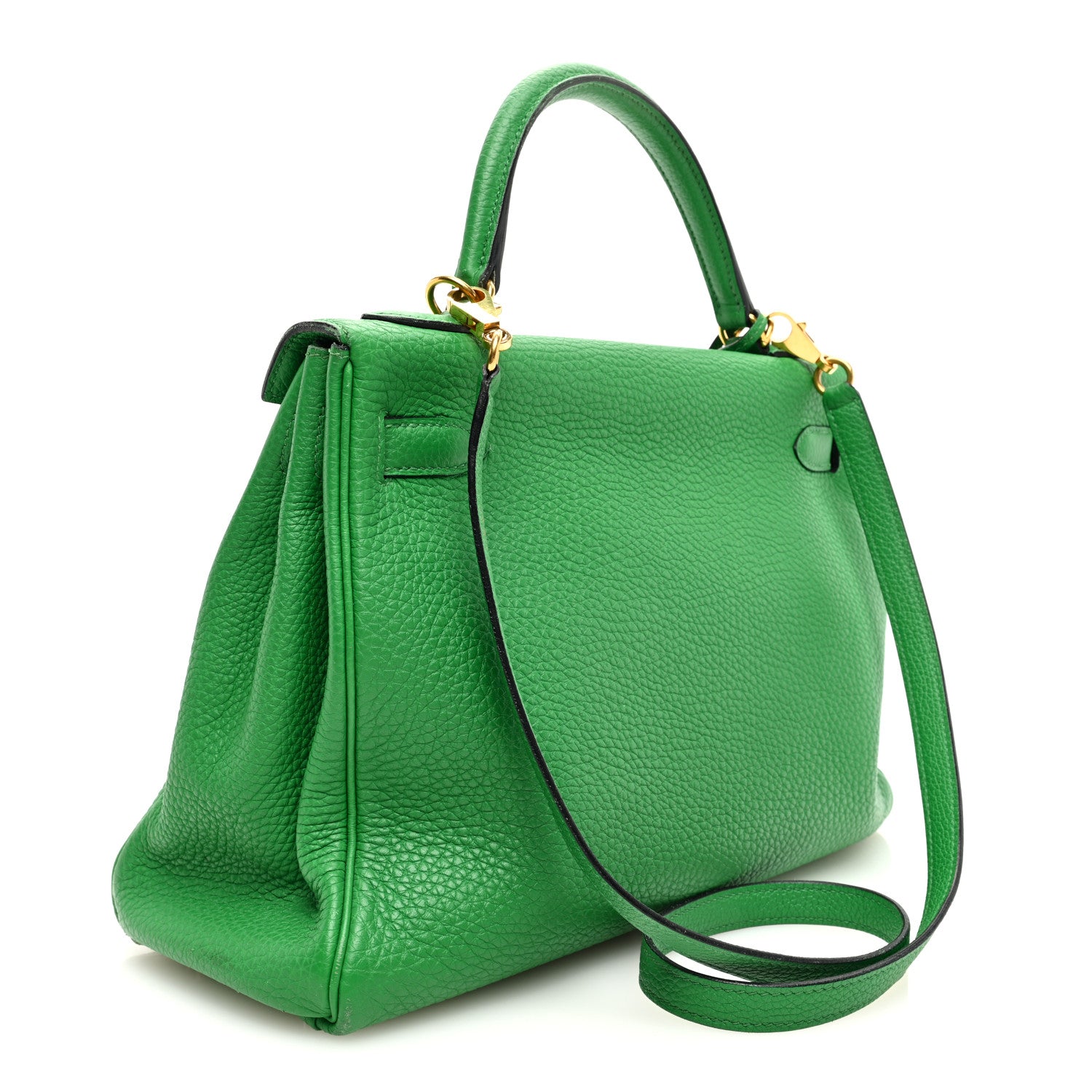 Hermes Togo Kelly Retourne 32 Bambou 3 of 10