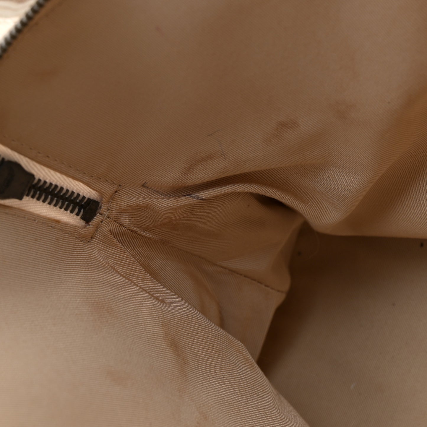 Calfskin Quilted Small Crown Tote Beige