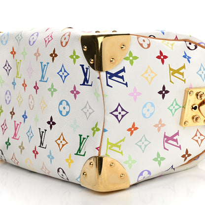 Louis Vuitton Monogram Multicolor Speedy 30 White 8 of 9
