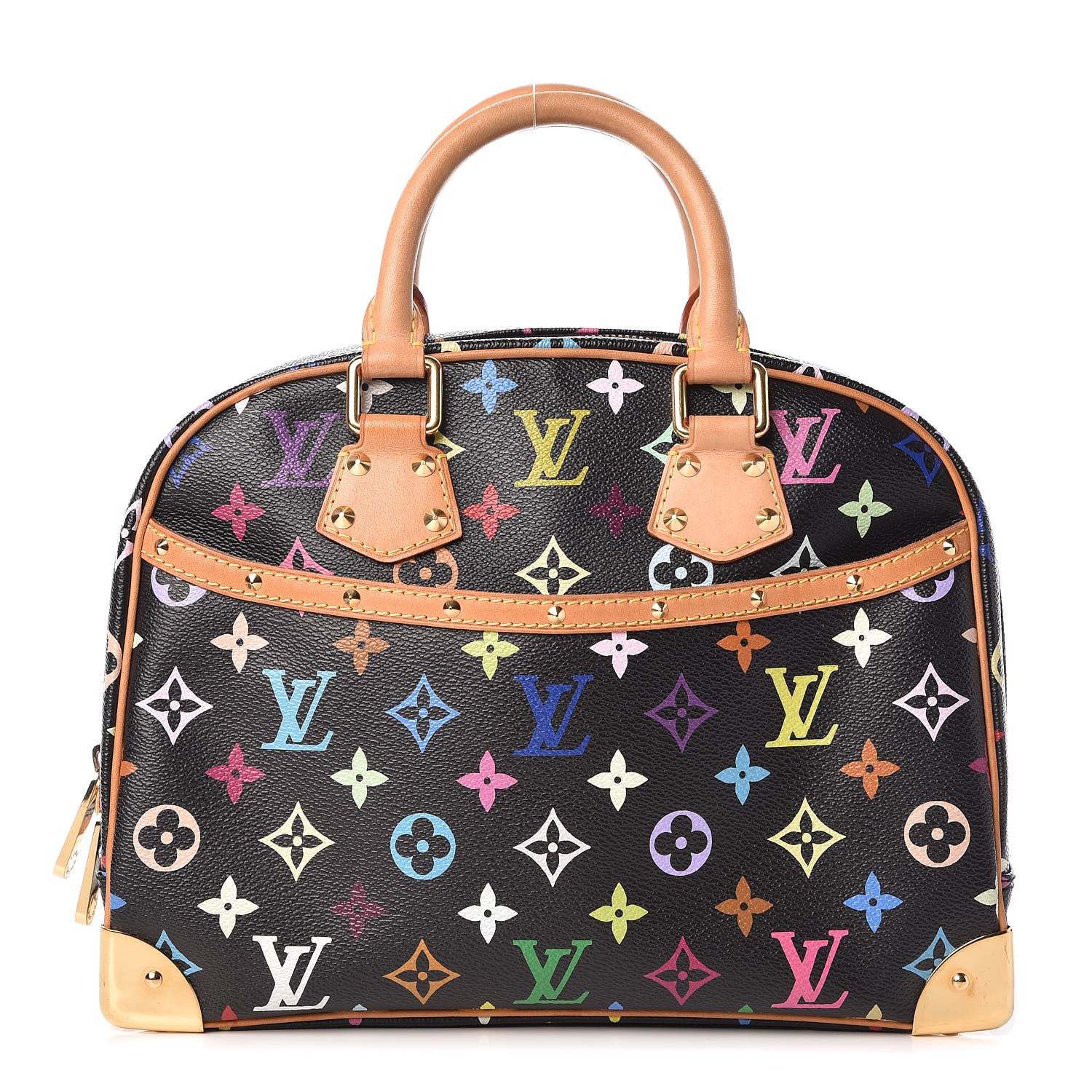 Louis Vuitton Monogram Multicolor Trouville Black 1 of 8
