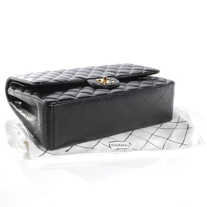 Chanel Lambskin Quilted Maxi Double Flap Black 4 of 7